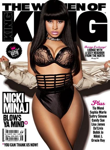 Nicki Minaj Does King Magazine