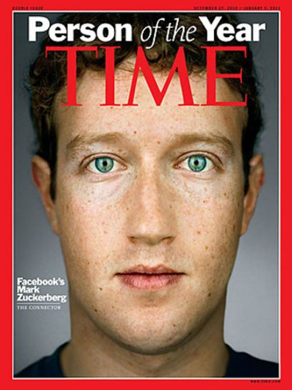 mark zuckerberg on time magazine. Time Magazine#39;s Person of the
